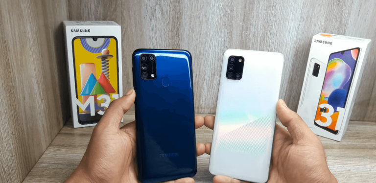 difference between samsung galaxy a31 and m31