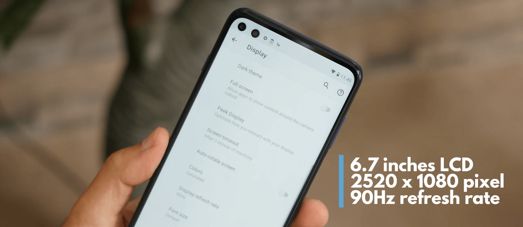Motorola Moto G 5G Plus Display