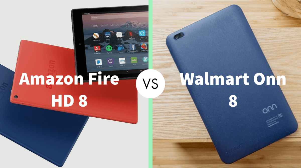 The ~$100 tablet shootout— Fire 8 HD Plus vs. Walmart Onn 8