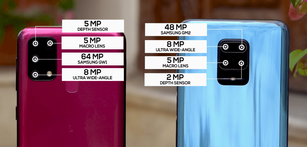 Samsung Galaxy M31 Vs Redmi Note 9 Pro Rear Camera