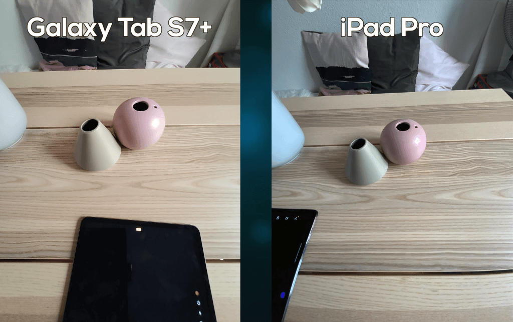 Samsung Galaxy Tab S7 Plus 5G vs Apple iPad Pro 11 2020 Camera quality