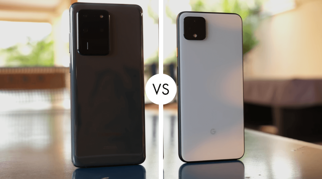 Compare: Samsung Galaxy S20 Ultra VS Google Pixel 4 XL