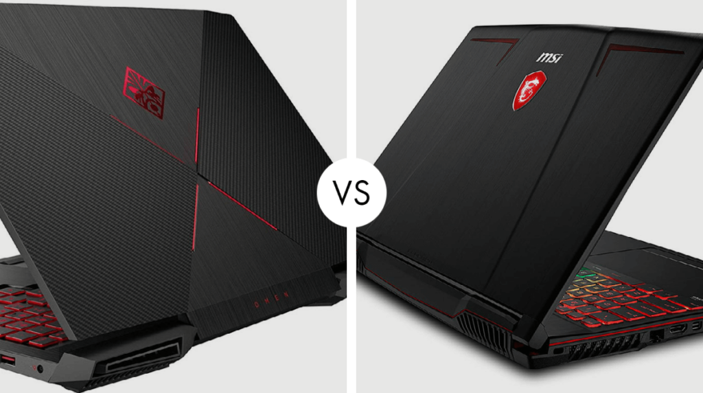 2018 HP Omen 15 vs MSI gp63 Leopard 8RE Comparision