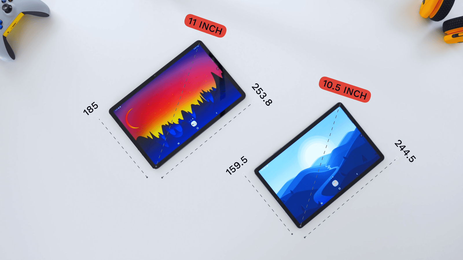 Samsung Galaxy Tab S7 Vs Tab S6 Size