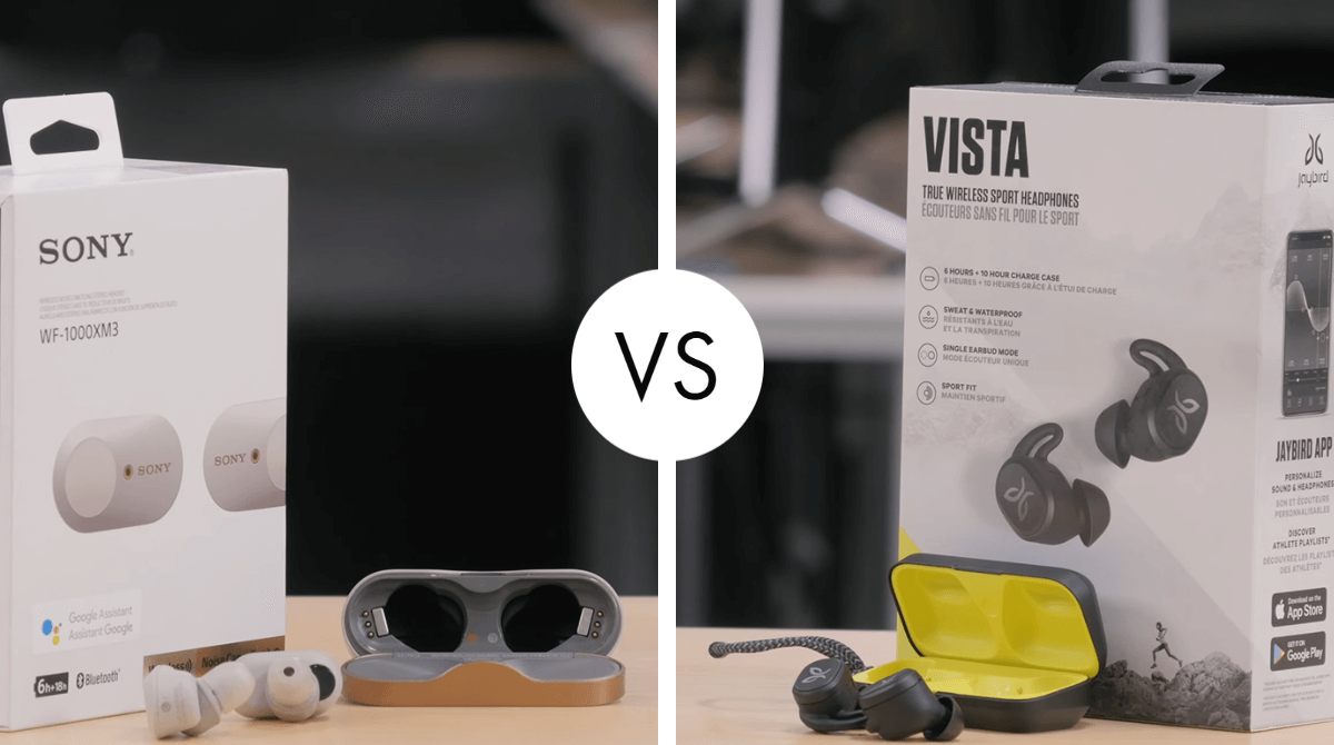 Sony WF 1000XM3 vs Jaybird Vista Comparision