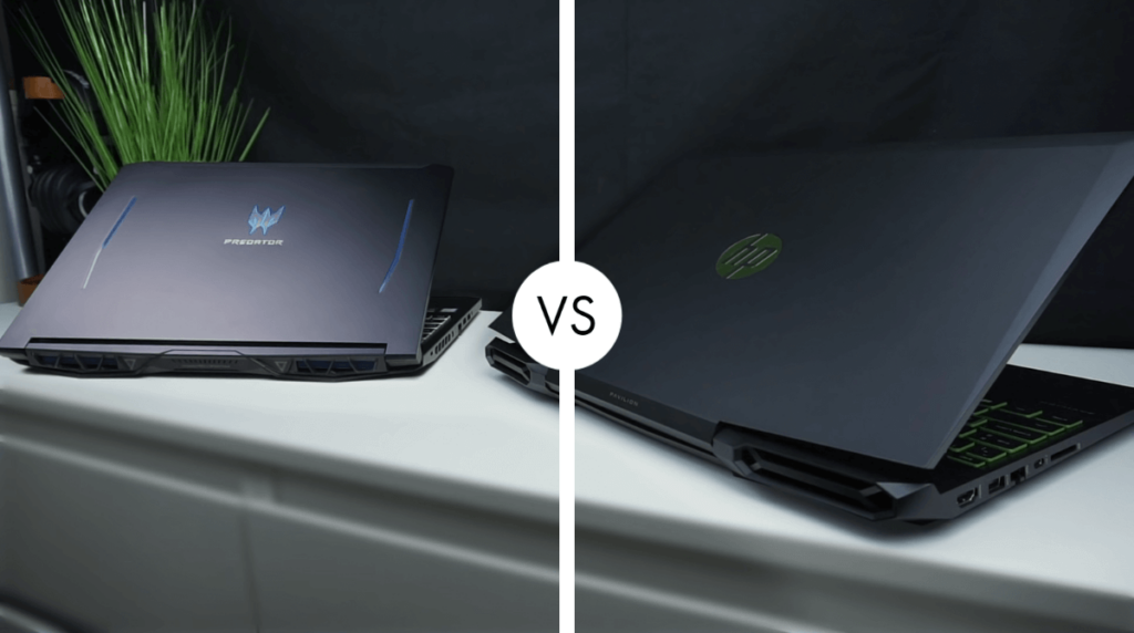 Acer Predator Helios 300 2019 vs HP Pavilion Gaming 15 Comparision