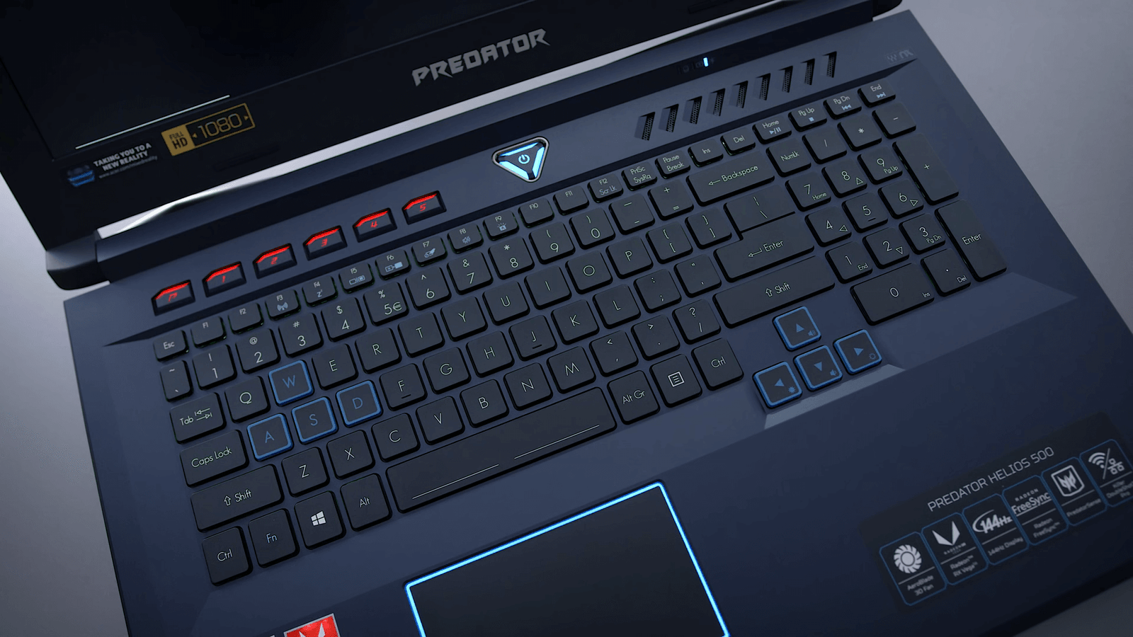 Acer Predator Helios 500 Keyboard 1