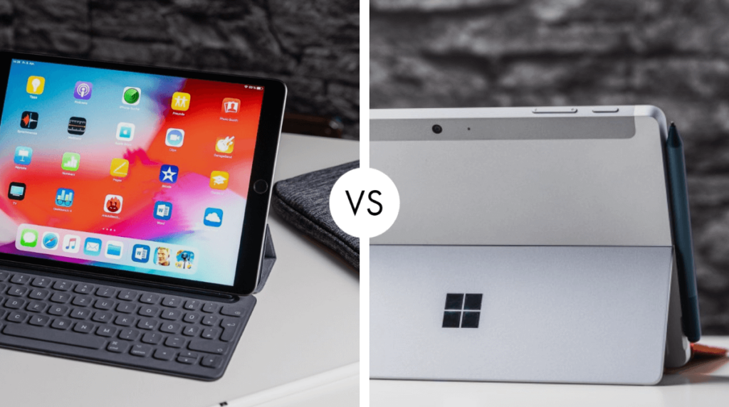 Apple iPad Air 10.5 inch vs Microsoft Surface Go 2