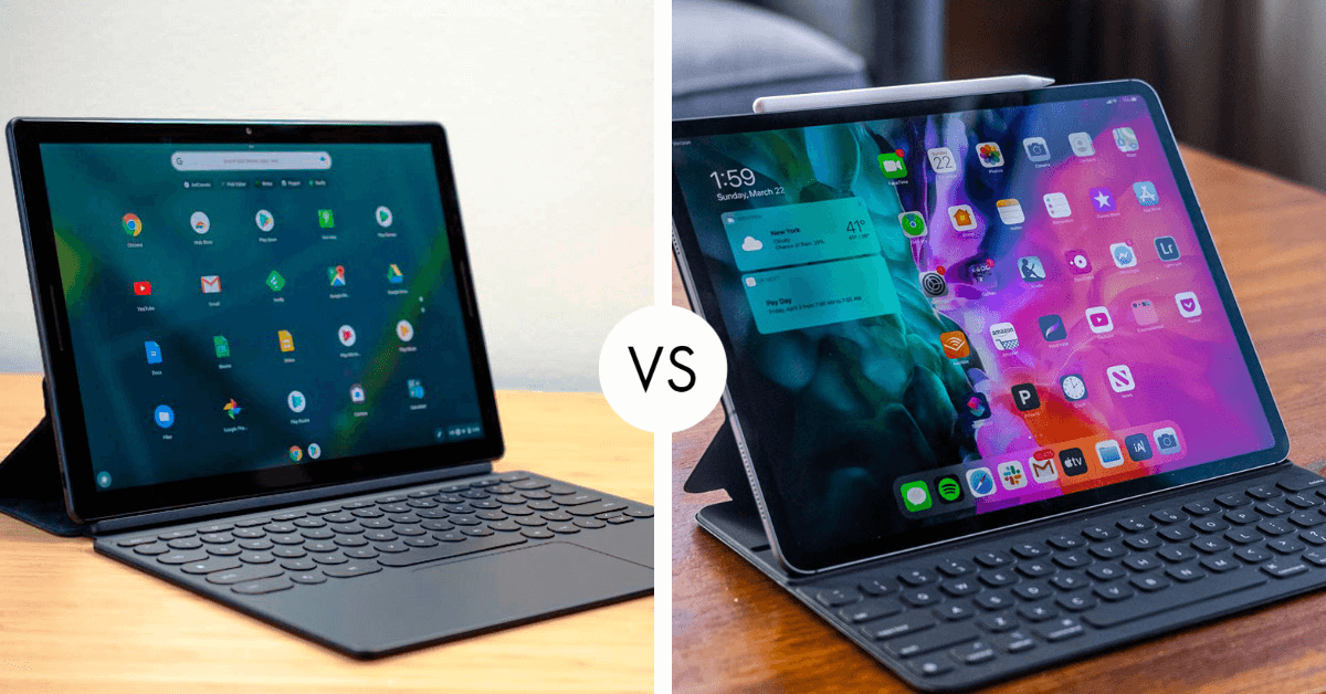 Google Pixel Slate vs Apple iPad Pro 12.9 inch 2020 1