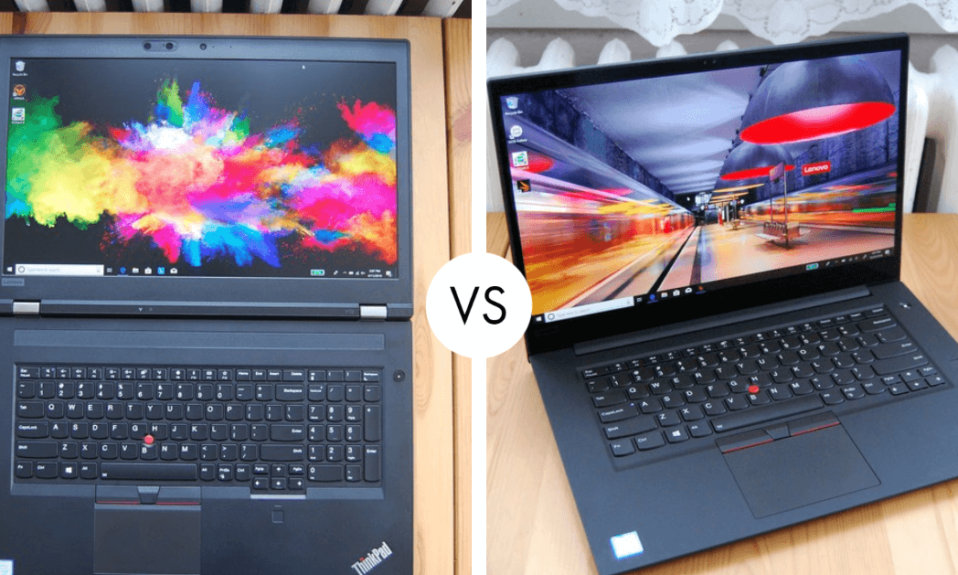 Lenovo ThinkPad P72 vs ThinkPad P1 1