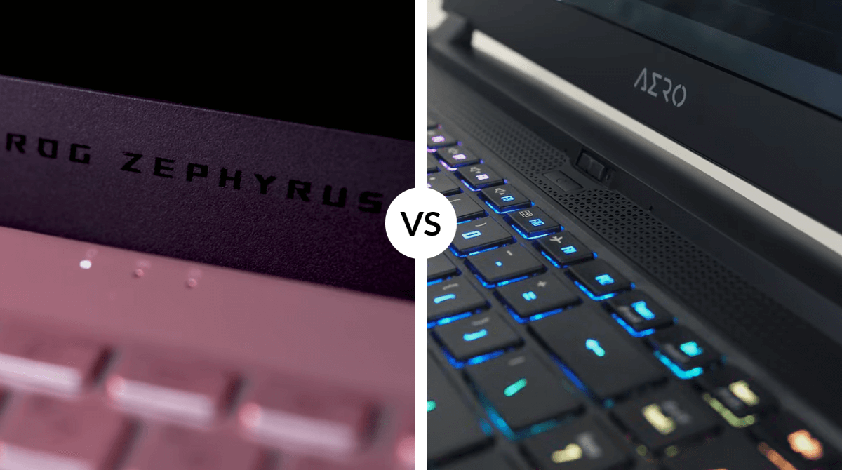 Asus ROG Zephyrus G14 vs Gigabyte Aero 15 OLED XB