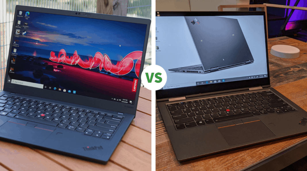 Lenovo ThinkPad X1 Carbon vs ThinkPad X1 Yoga