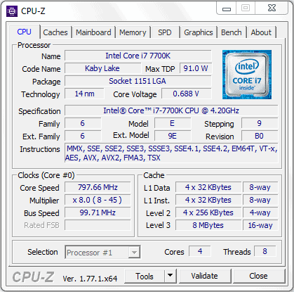 i7 7700K