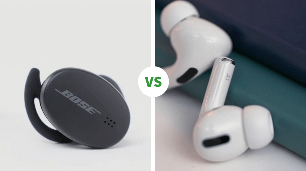 dennenboom Rodeo doneren Compare: Bose Sport Earbuds vs Apple AirPods Pro