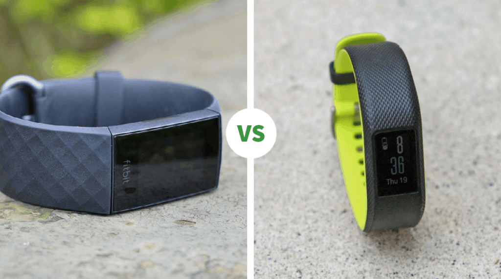 Fit­bit Charge 4 vs Garmin Vivosport