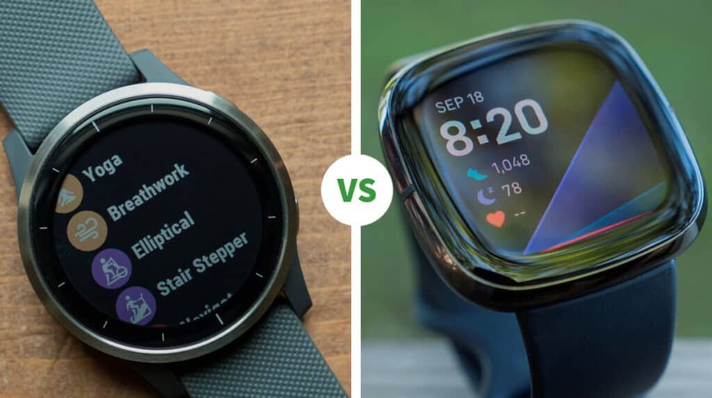 Garmin Vivoactive 4 vs Fitbit Sense