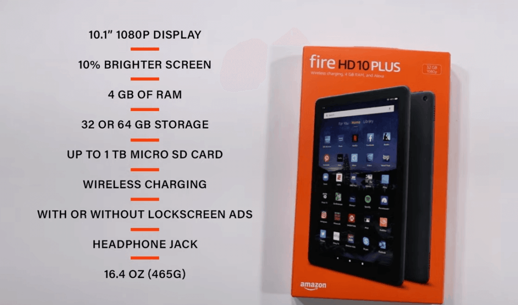 Amazon Fire HD 10 Plus Specs