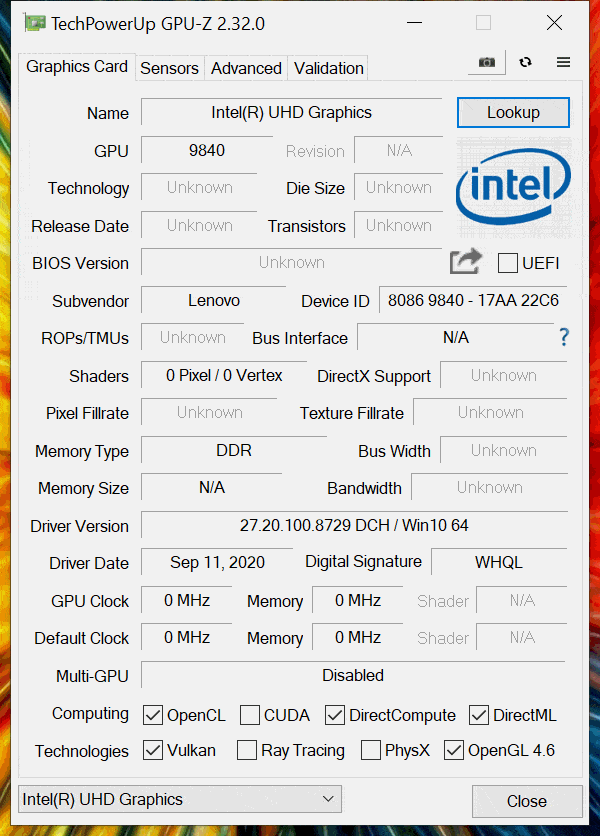 Graphic comparision