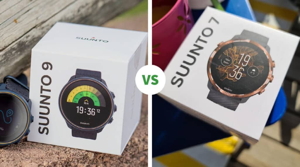 Suunto 9 Baro Titanium vs Suunto 7 Graphite Copper ZH