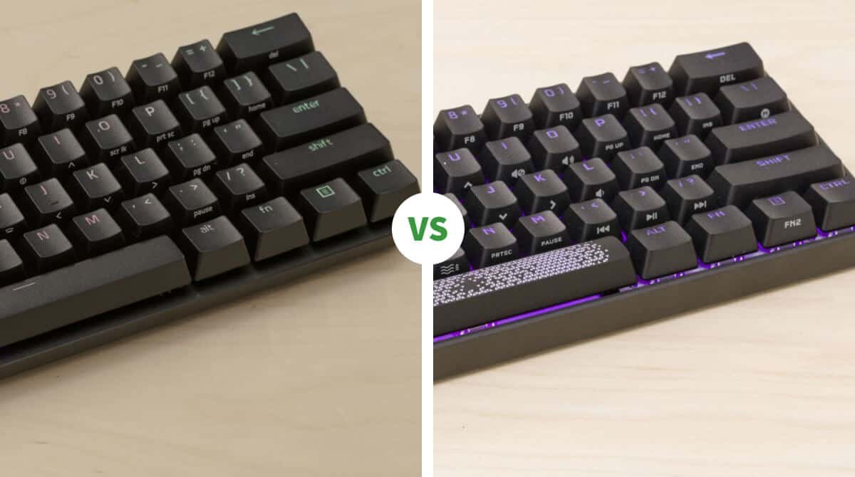 Corsair K65 RGB Mini vs Razer Huntsman V2 Analog 9