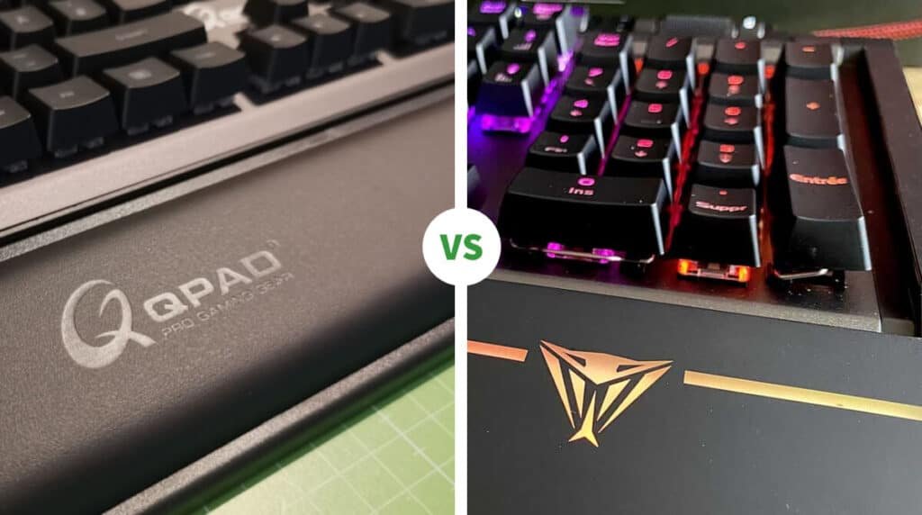 QPAD MK 40 Pro Membranical vs Viper V770 RGB