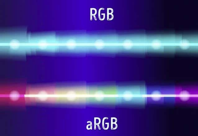 RGB vs ARGB