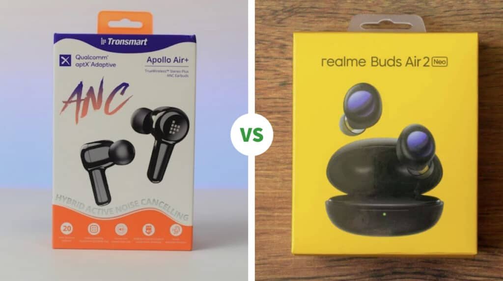 Tronsmart Apollo Air vs realme Buds Air 2 Neo