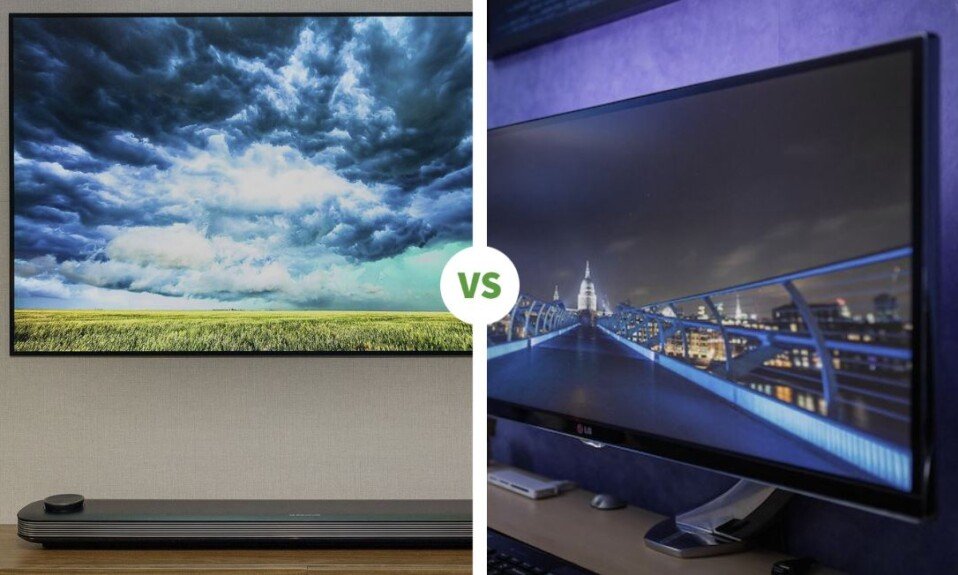 TV Screen vs Computer Monitor