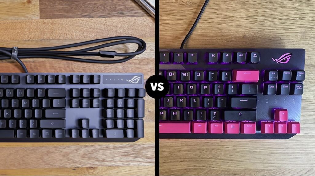 ASUS Rog Strix Scope RX vs ASUS Rog Strix Scope TKL 1