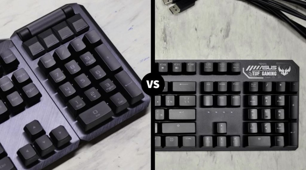 Asus ROG Claymore II vs Asus TUF Gaming K3