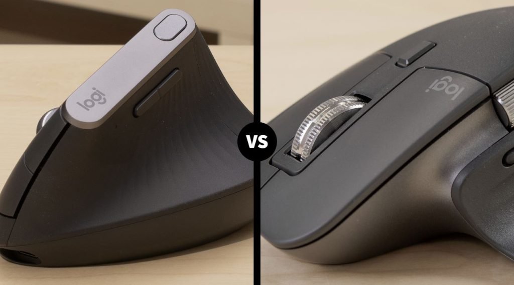 Logitech MX Vertical vs Logitech MX Master 3