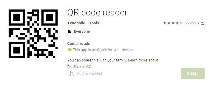 QR code reader