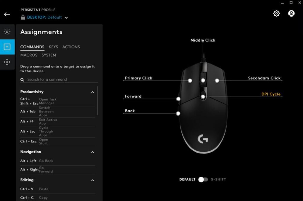 Logitech G102 Vs G203