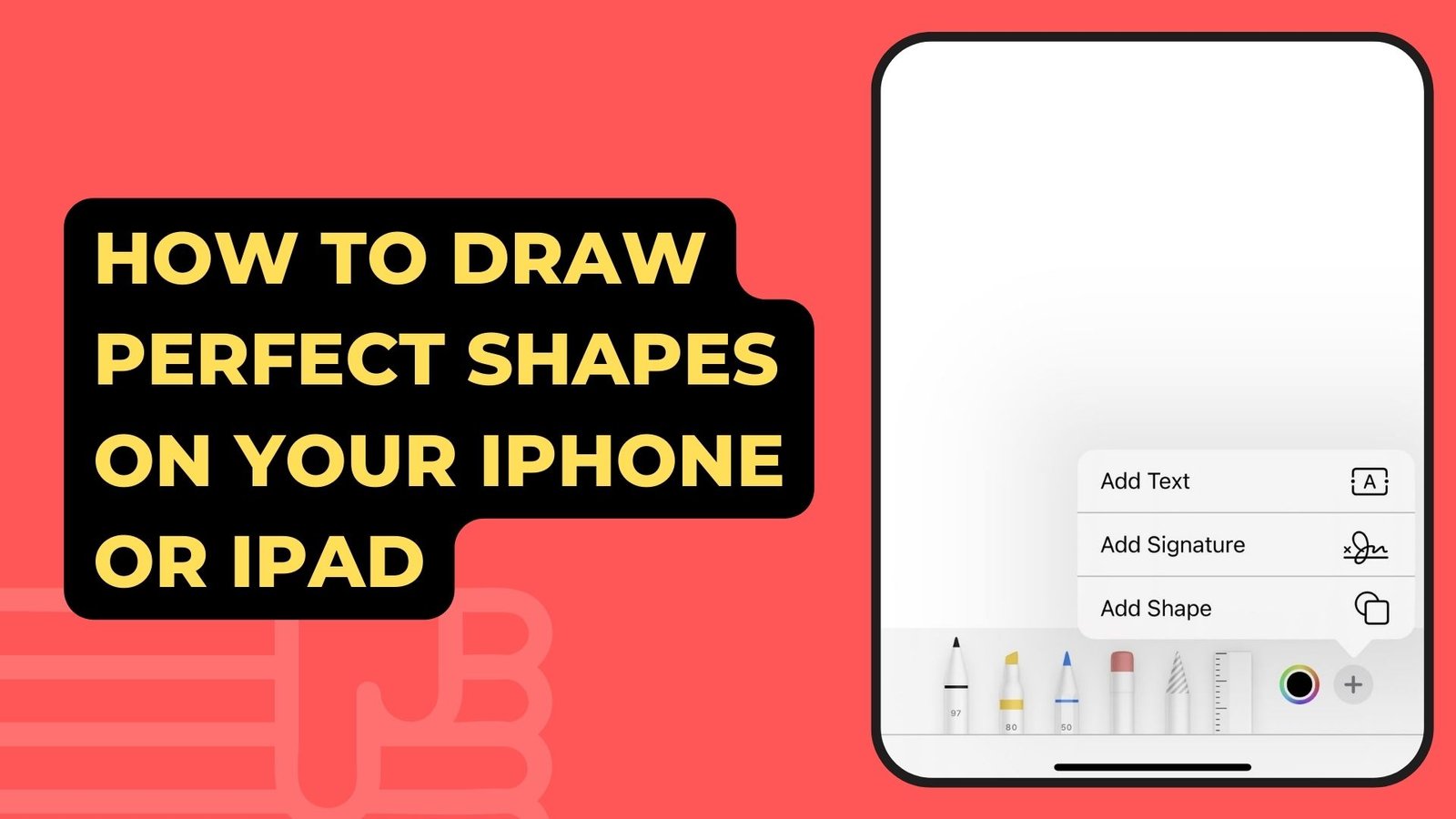 How To Draw Perfect Shapes On Your iPhone Or iPad