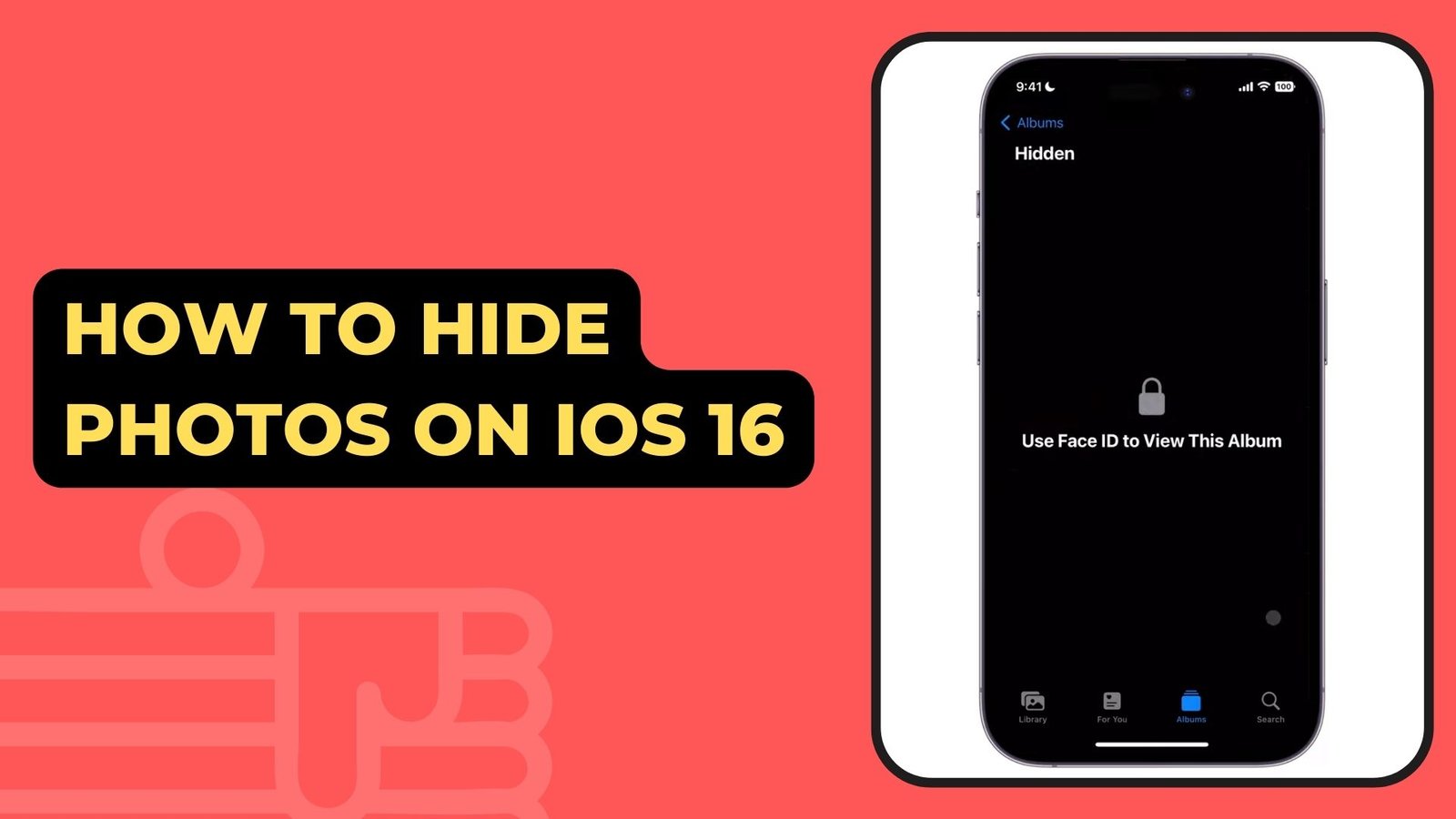 How To Hide Photos On iOS 16