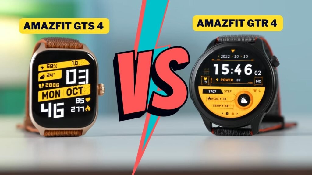 Amazfit GTS 4 vs Amazfit GTR 4