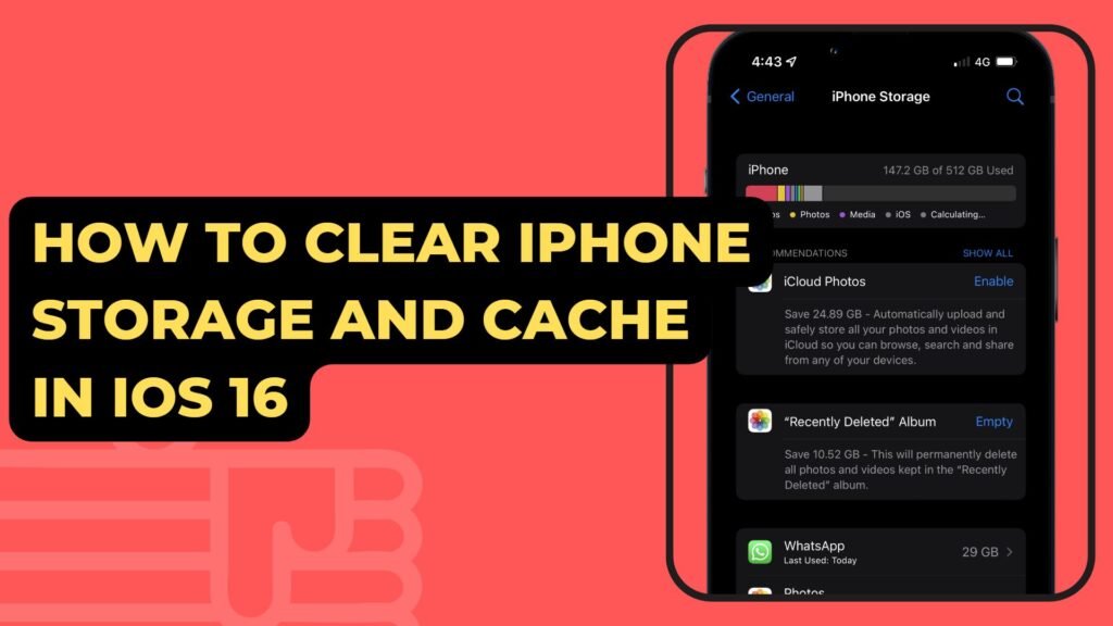 How To Clear iPhone Storage And Cache In iOS 16