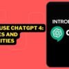 How To Use ChatGPT 4