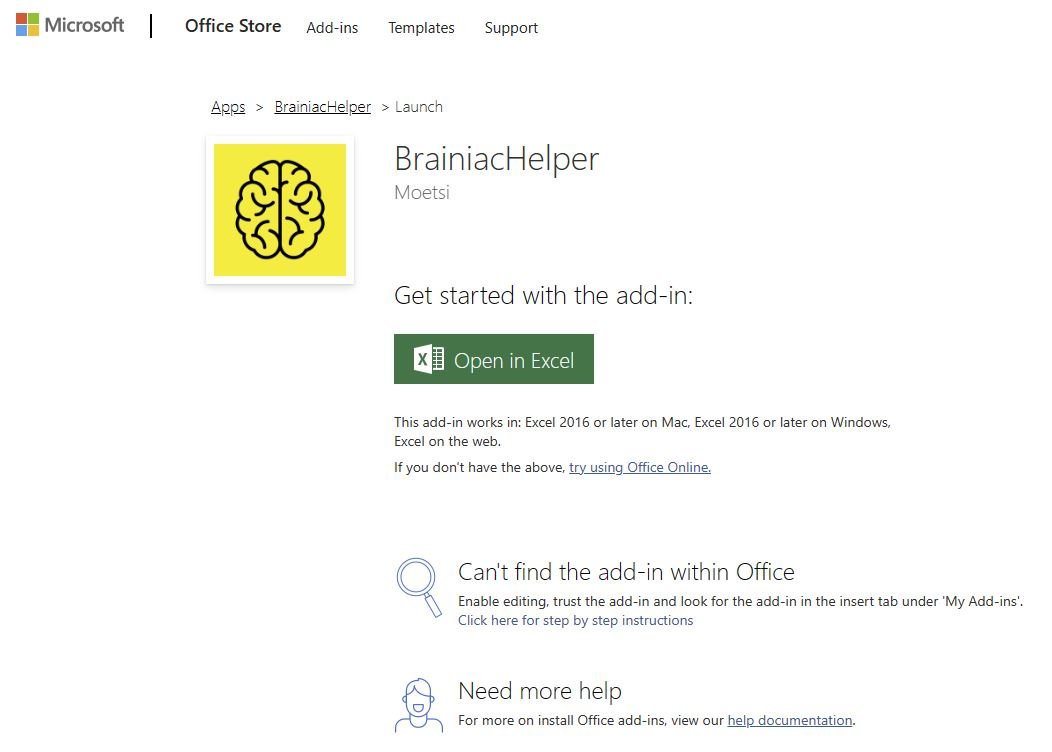 Brainiac helper