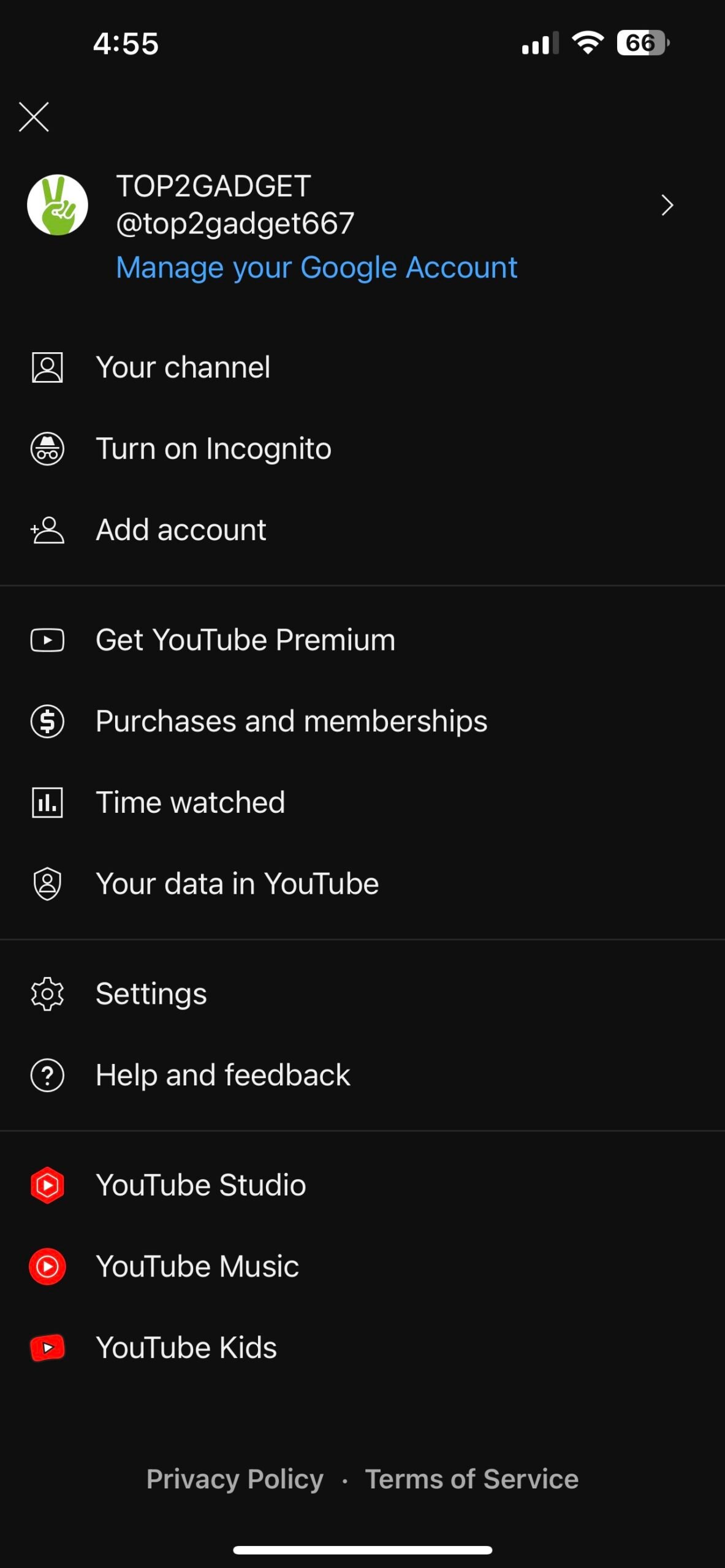 Access Your Channel Settings