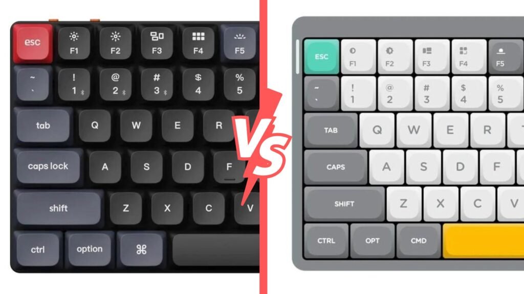 Keychron K3 Pro vs NuPhy Air75 Mechanical Keyboards Comparison