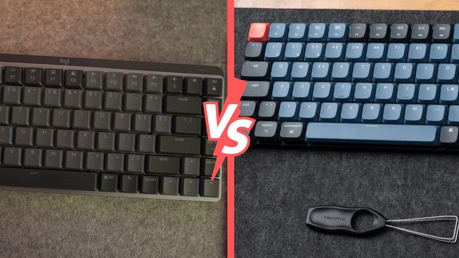 Logitech MX Mechanical Mini vs Keychron K3 Pro: A Detailed Comparison