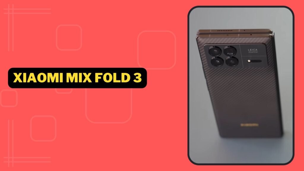 Xiaomi Mix Fold 3 Design