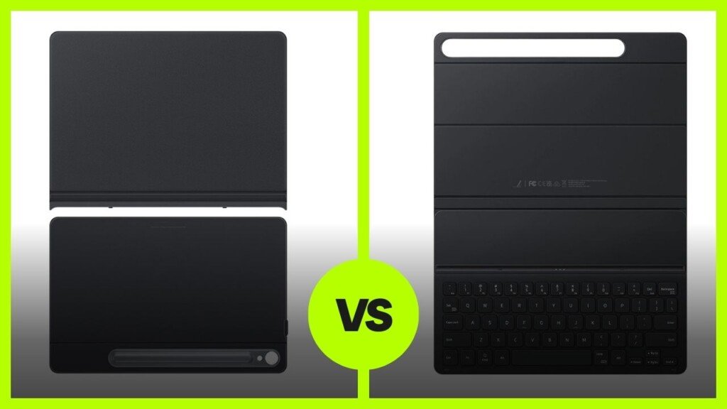 Samsung Galaxy Tab S9 Book Cover Keyboard vs Keyboard Slim