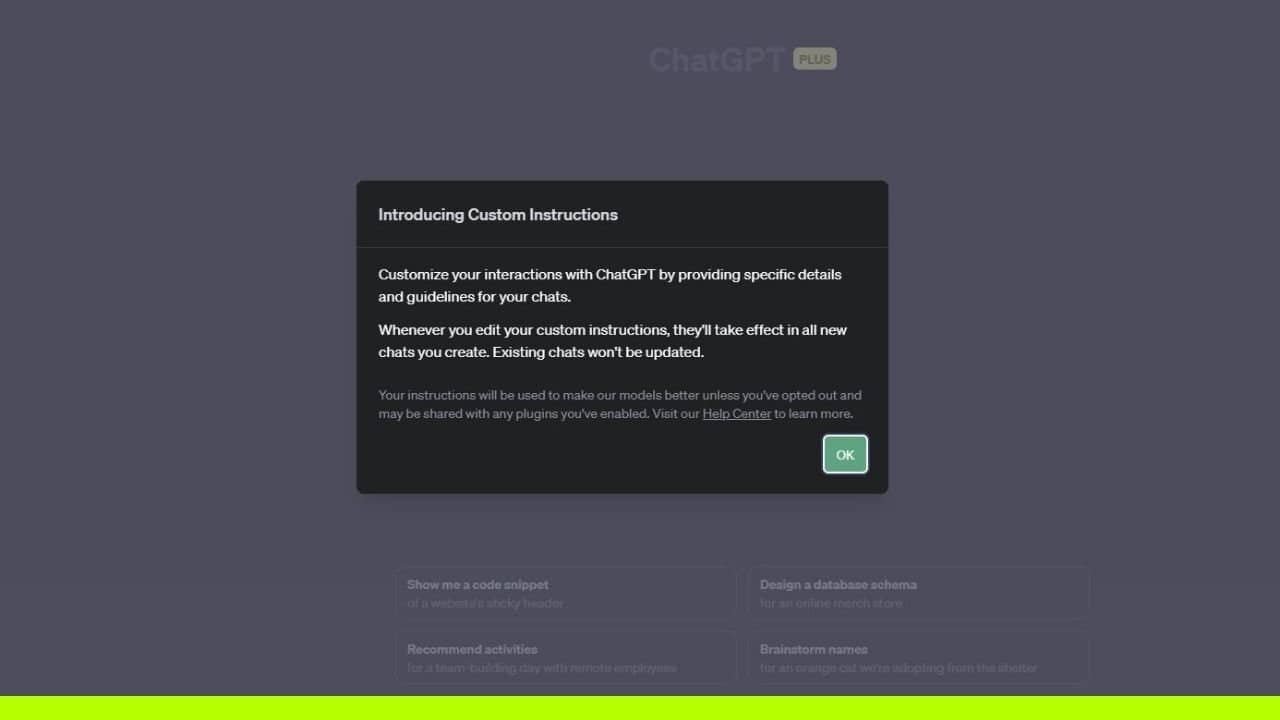 How to Implement Custom Instructions in ChatGPT