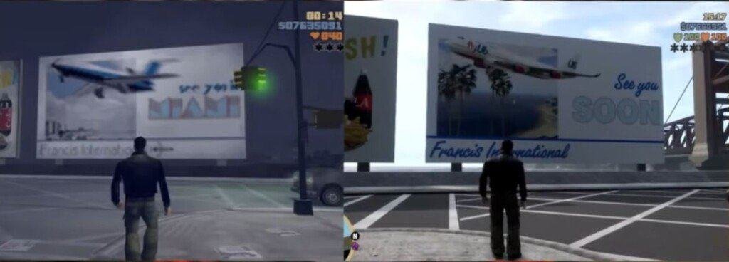 Remember the billboard in the original GTA 3 that said