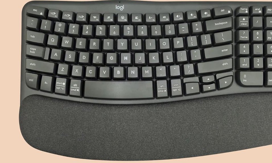 Logitech Wave Keys Keyboard with Multi-OS Compatibility