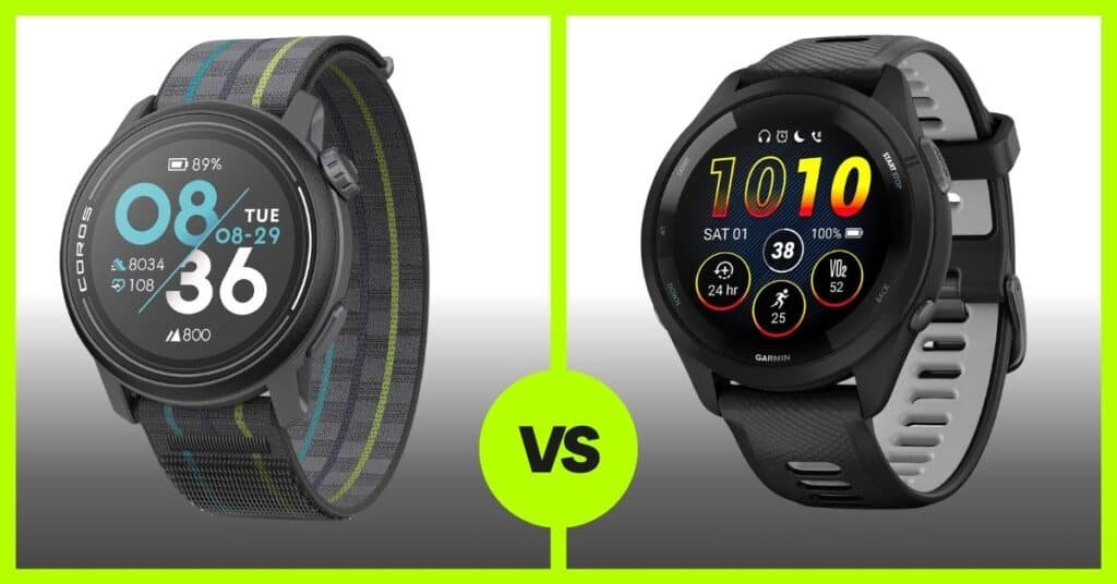 Coros Pace 3 vs Garmin Forerunner 265: Which is Better