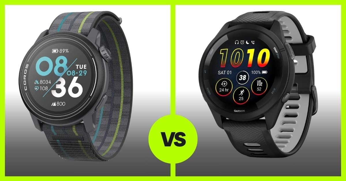 Coros Pace 3 vs Garmin Forerunner 265: Which is Better