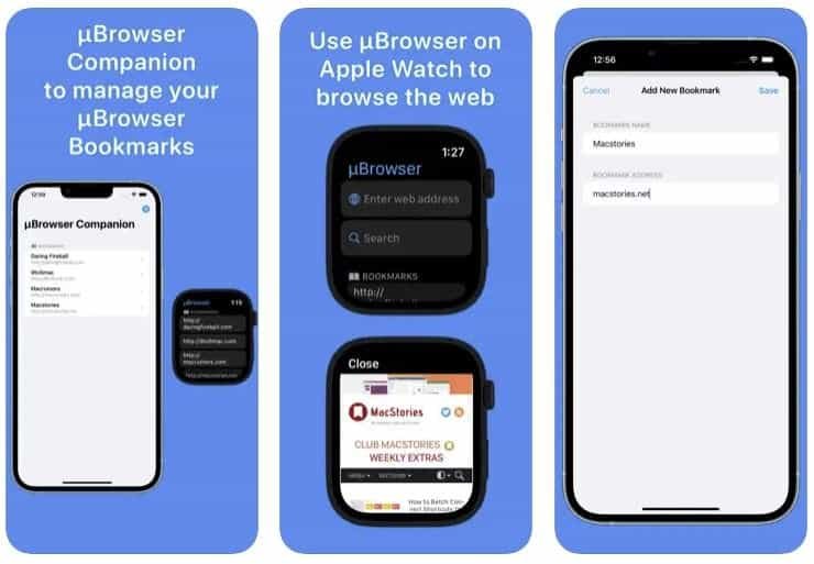 U browser for Apple watch